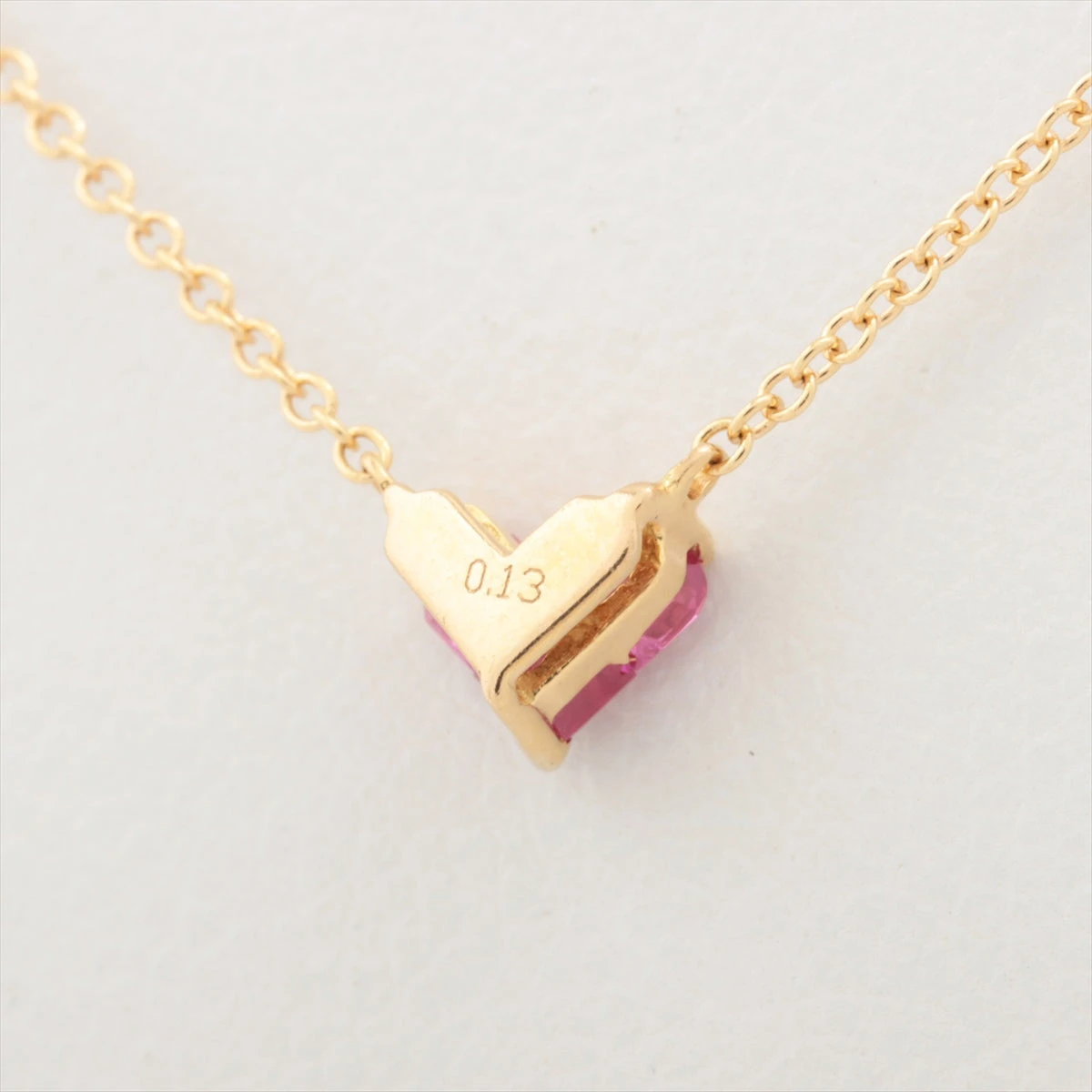 10KPG ミステリアスハートルビー ネックレス スタージュエリー STAR JEWELRY ネックレス ミステリアス ハート