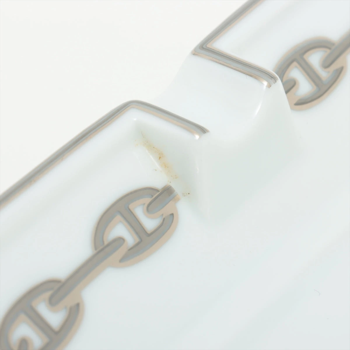 美品・箱付き】エルメス／シェーヌダンクル スクエア アッシュトレイ