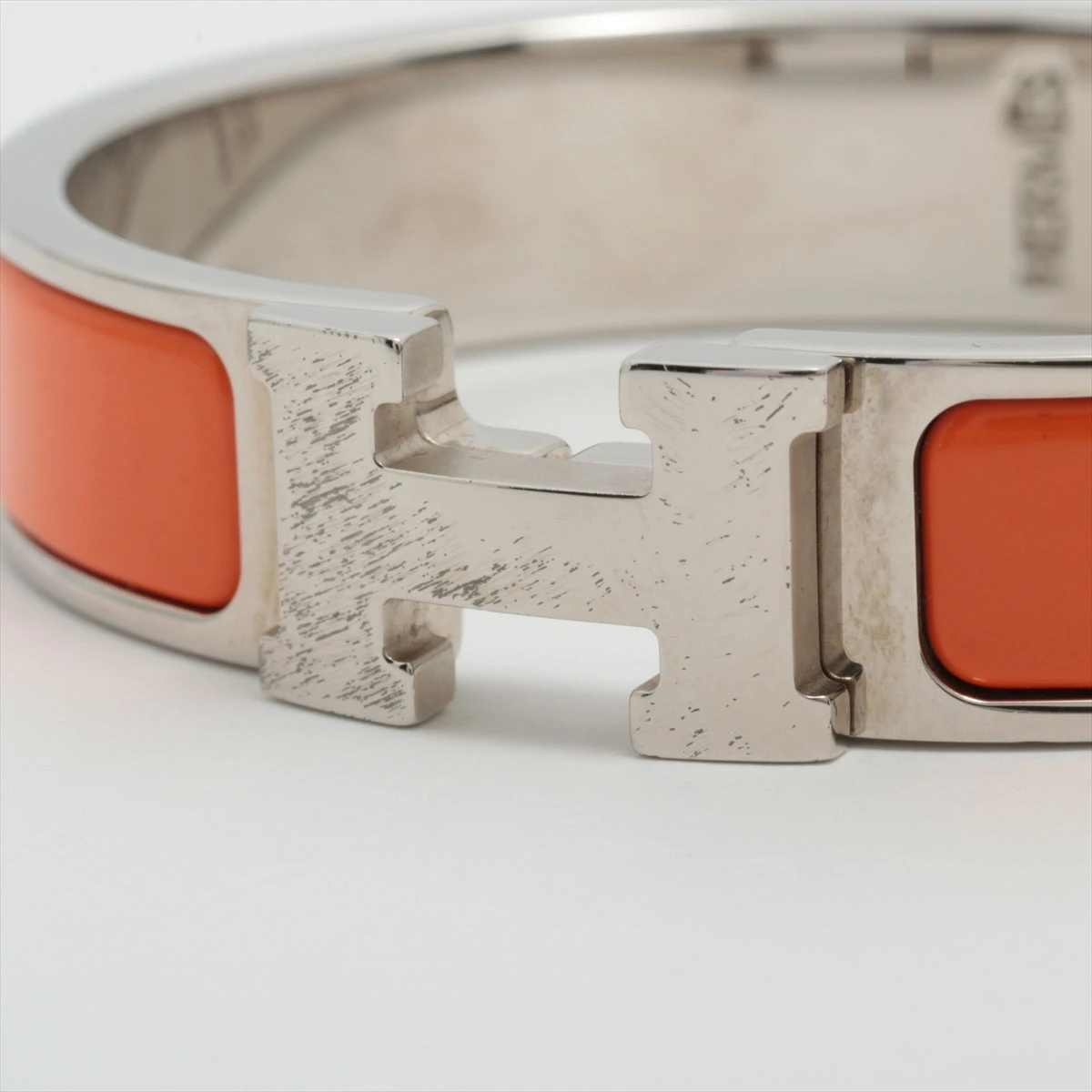 HERMES オレンジ バングル 本体　クリッククラックH HERMES オレンジ バングル 本体 クリッククラックH クリックH