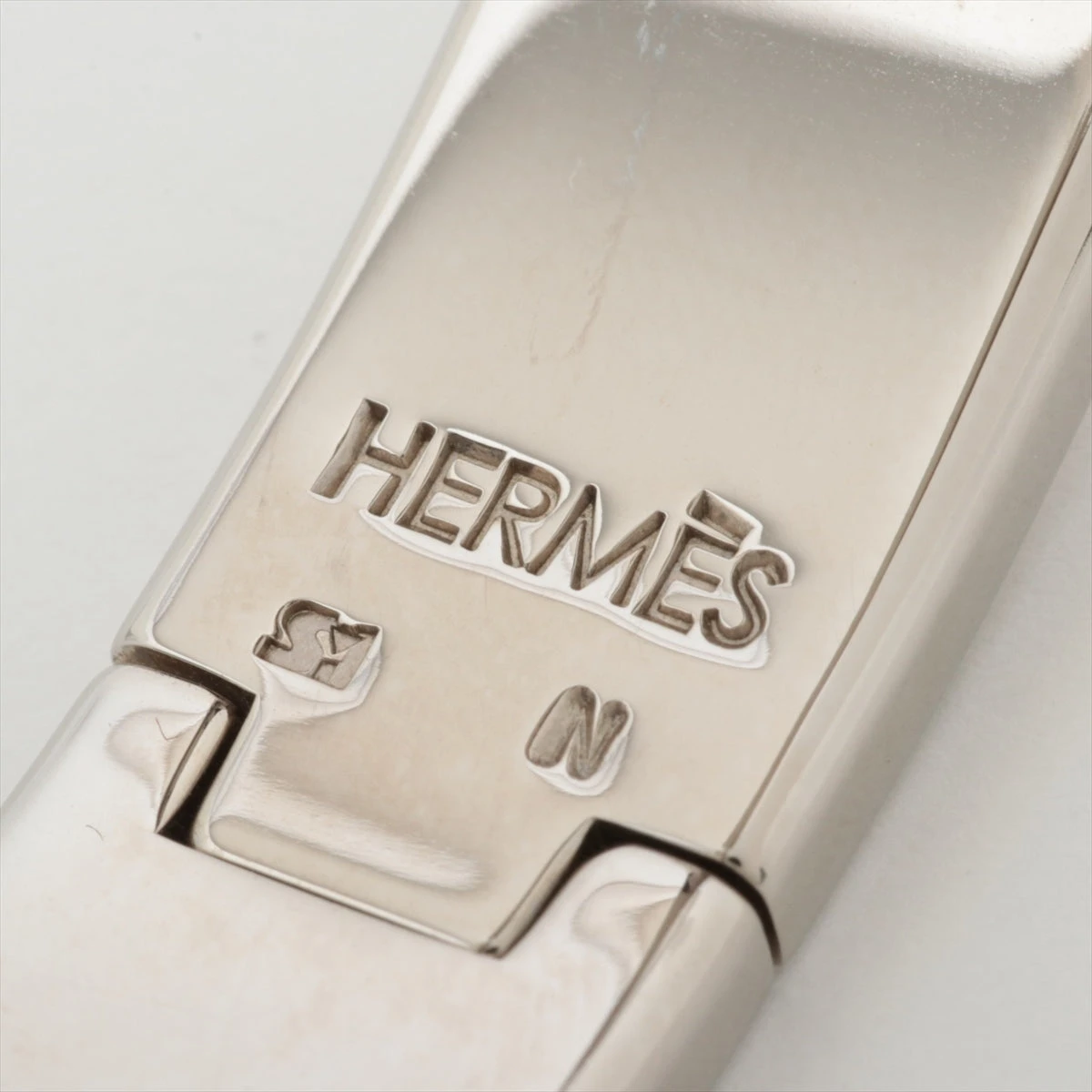 エルメス Hバングル クリッククラックPM バングル ブラック シルバー HERMES 【超美品】エルメス クリックH PM クリッククラック