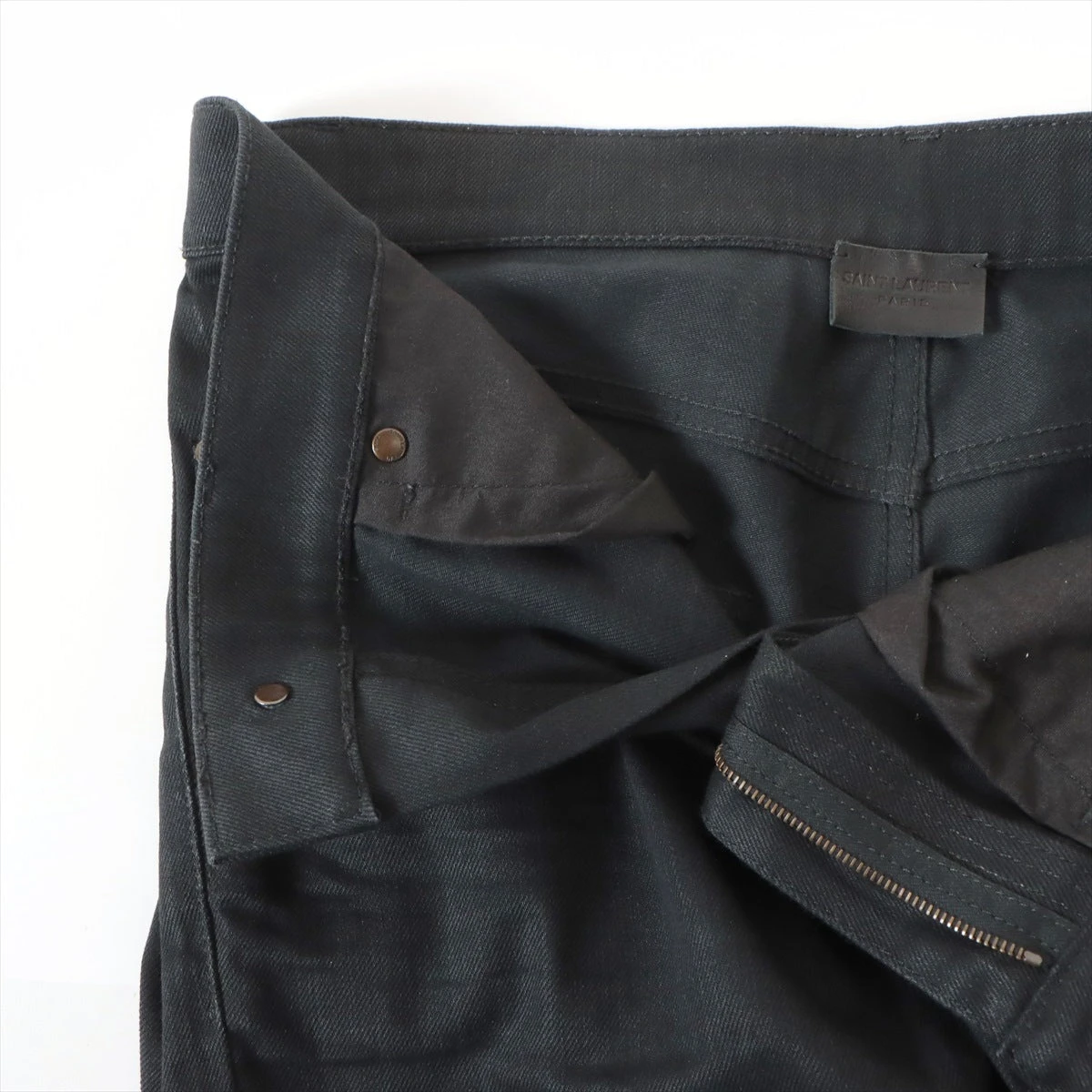 サンローランパリ 21年 コットン×ポリウレタン デニムパンツ 30