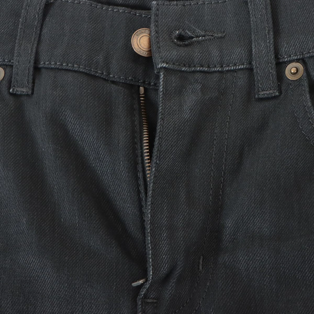 サンローランパリ 21年 コットン×ポリウレタン デニムパンツ 30