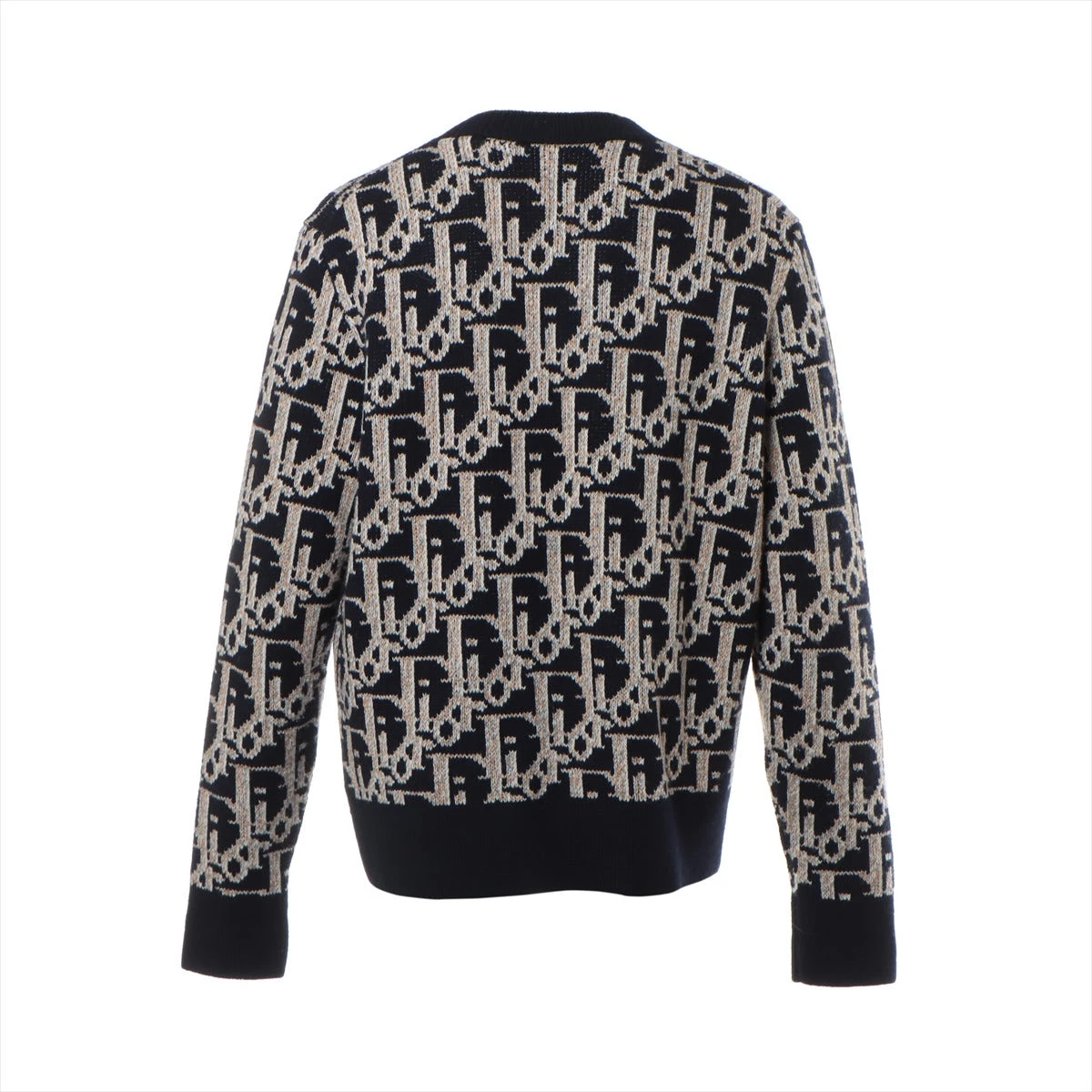 ディオール オブリーク 21AW ウール ニット L メンズ ベージュ