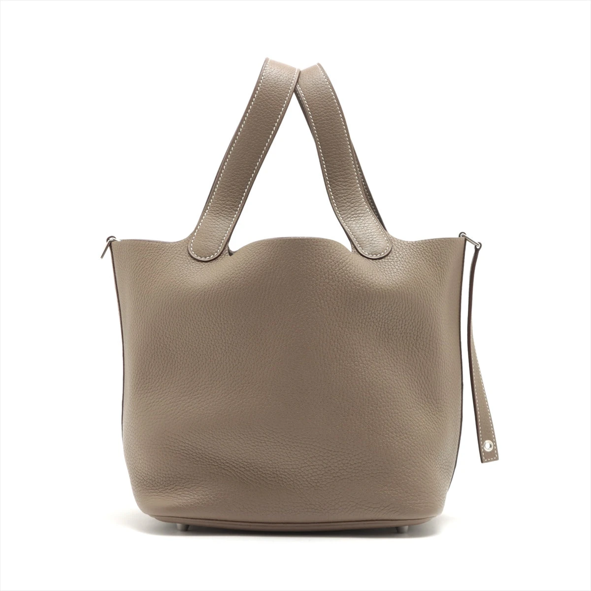 エルメス ピコタンロックMM トリヨンクレマンス エトゥープ シルバー金具 Z:2021年