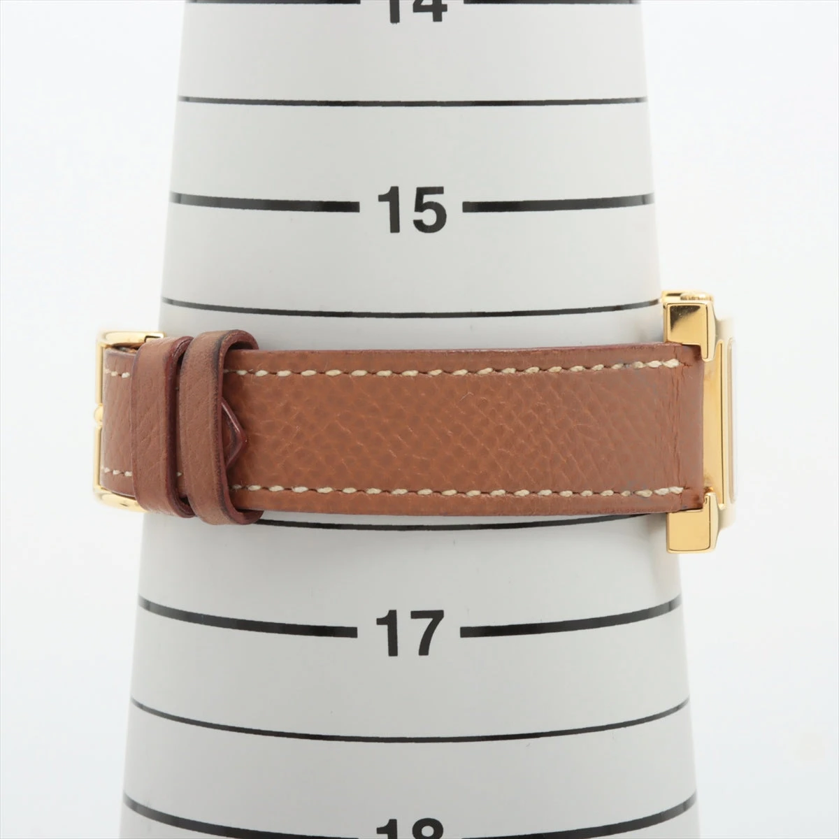 最終値下げHERMES エルメス HH1.201 Hウォッチ ロングベルト HERMES エルメス レディース腕時計 Hウォッチ QZ レザーベルト
