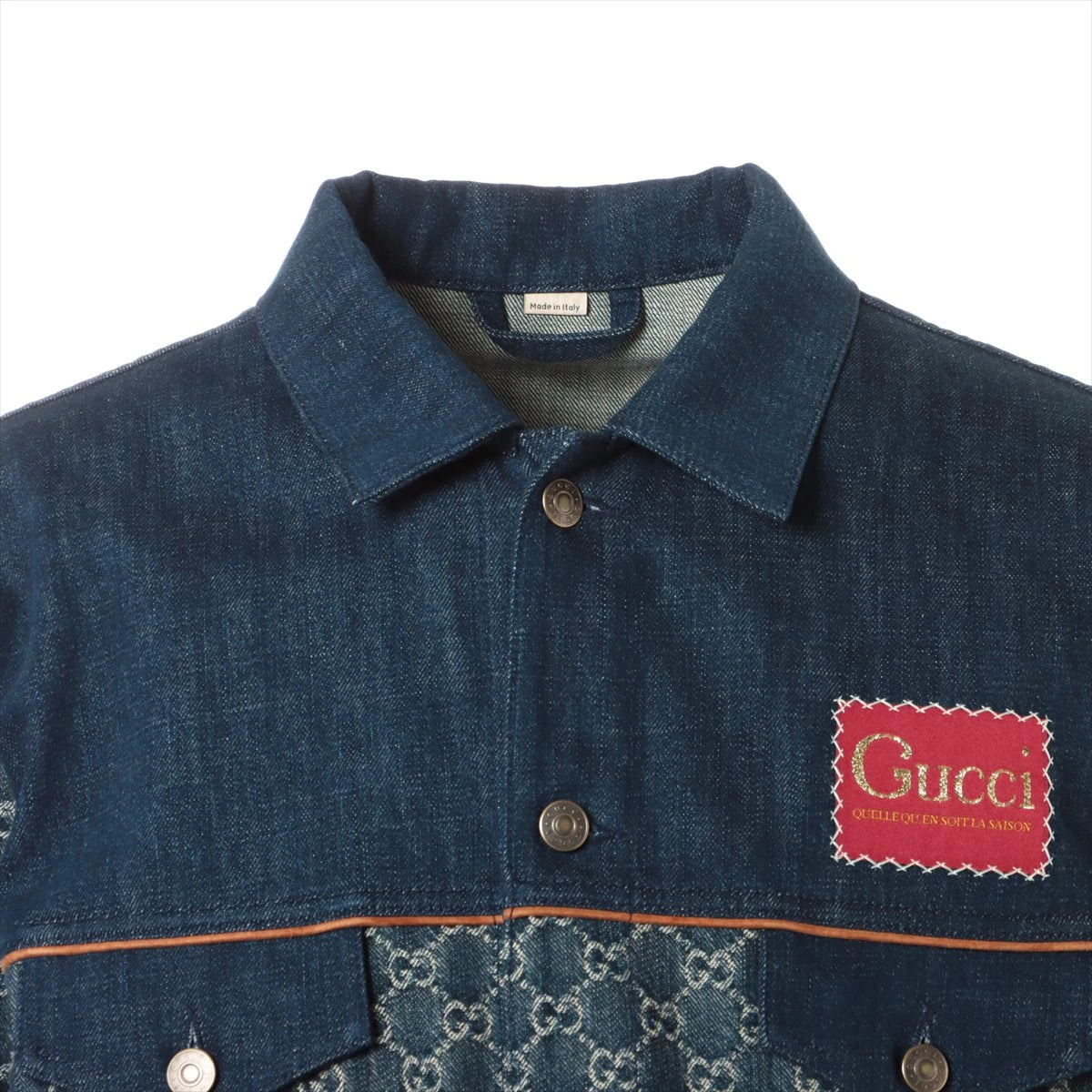 未使用　GUCCI グッチ エコ ウォッシュド オーガニックコットン ジャケット 未使用 GUCCI グッチ エコ ウォッシュド オーガニックコットン