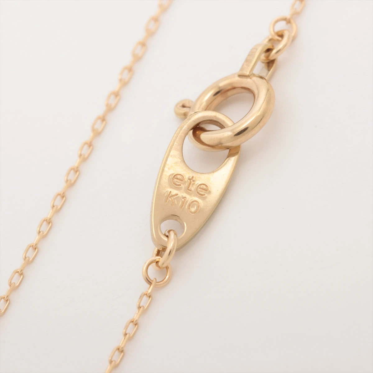 エテ ダイヤ ネックレス K10(YG) 0.7g A2083224|中古ブランド品 エテ ダイヤ ネックレス K10(YG) 0.7g A2083224|中古ブランド品