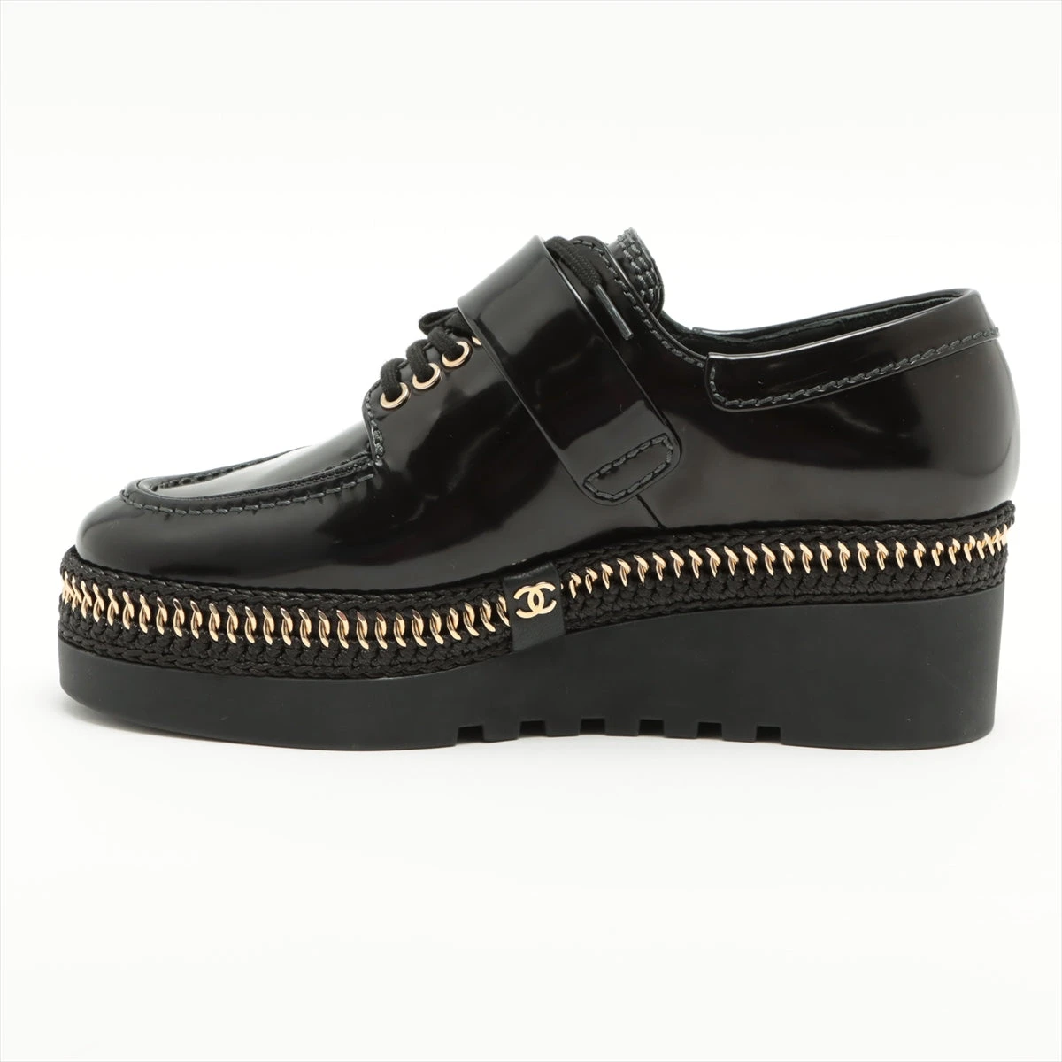 【美品】 CHANEL バレーシューズ ココマーク ブラック レザー 35 CHANEL(シャネル) / ココマーク バレエシューズ/35/BLK | 中古品
