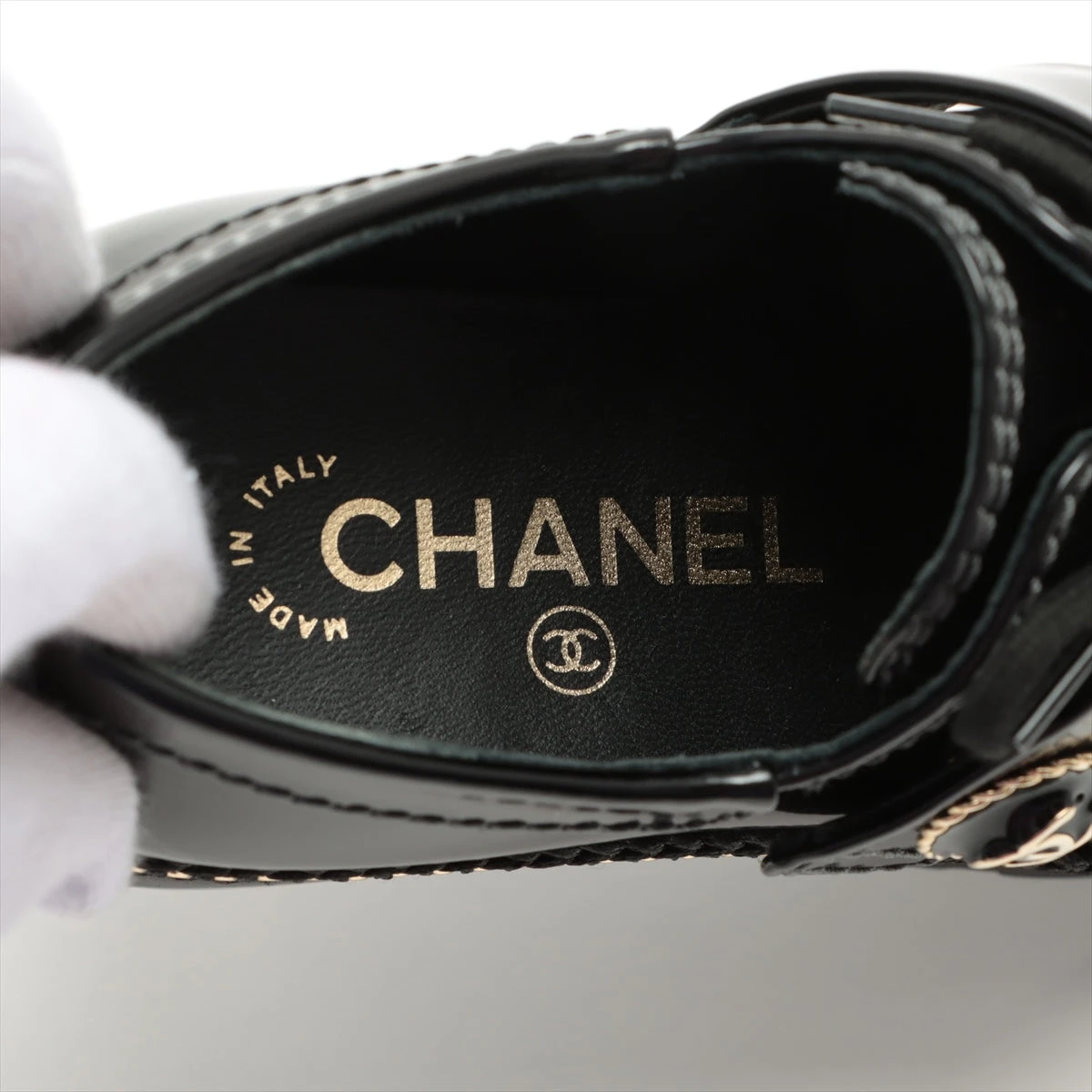 【美品】 CHANEL バレーシューズ ココマーク ブラック レザー 35 CHANEL - シャネル CHANEL フラットシューズ 靴 シューズ レザー