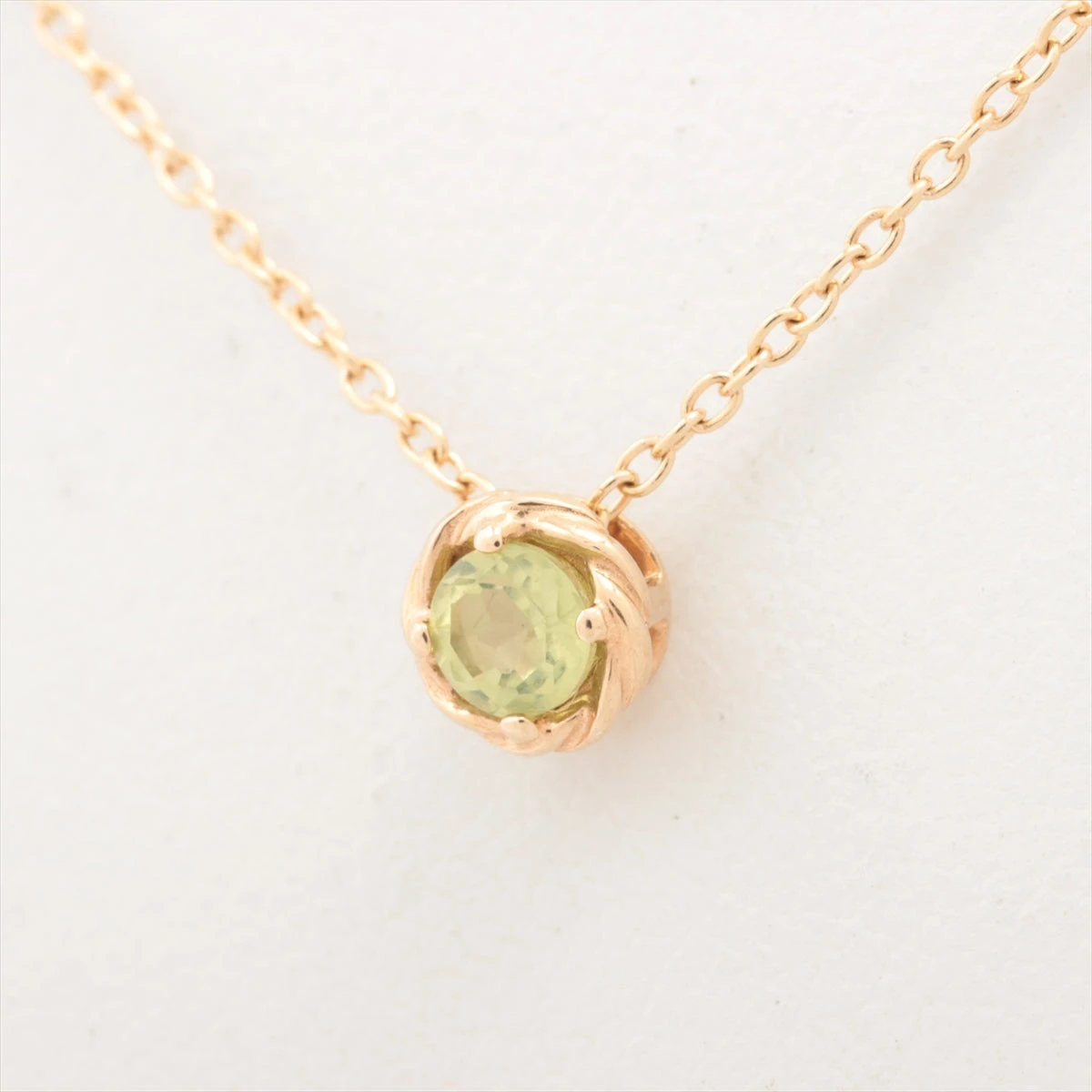 スタージュエリー ペリドット ネックレス K10(YG) 1.0g A2098238｜中古  