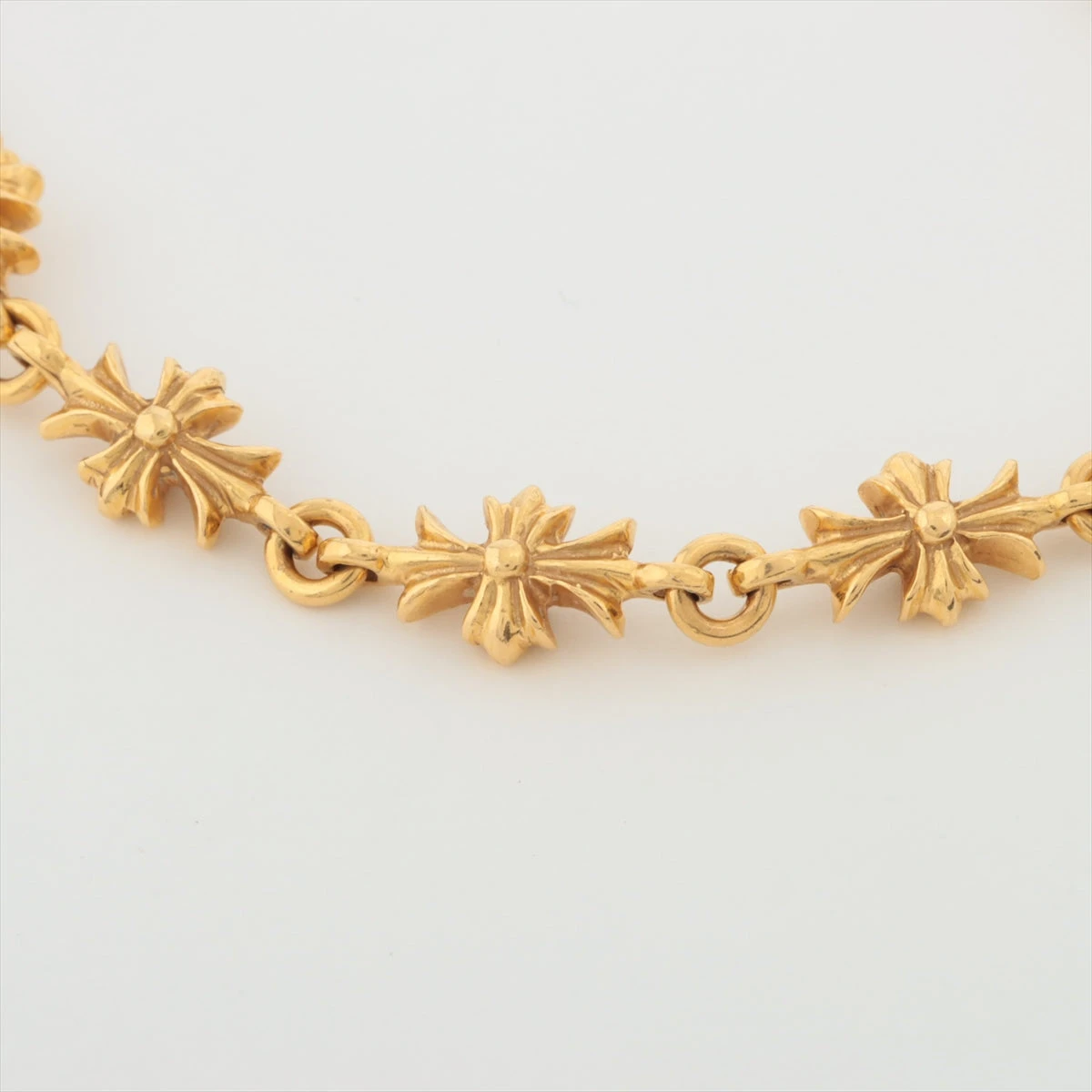 クロムハーツ タイニーE CHプラス ブレスレット 22K×14K 17.2g