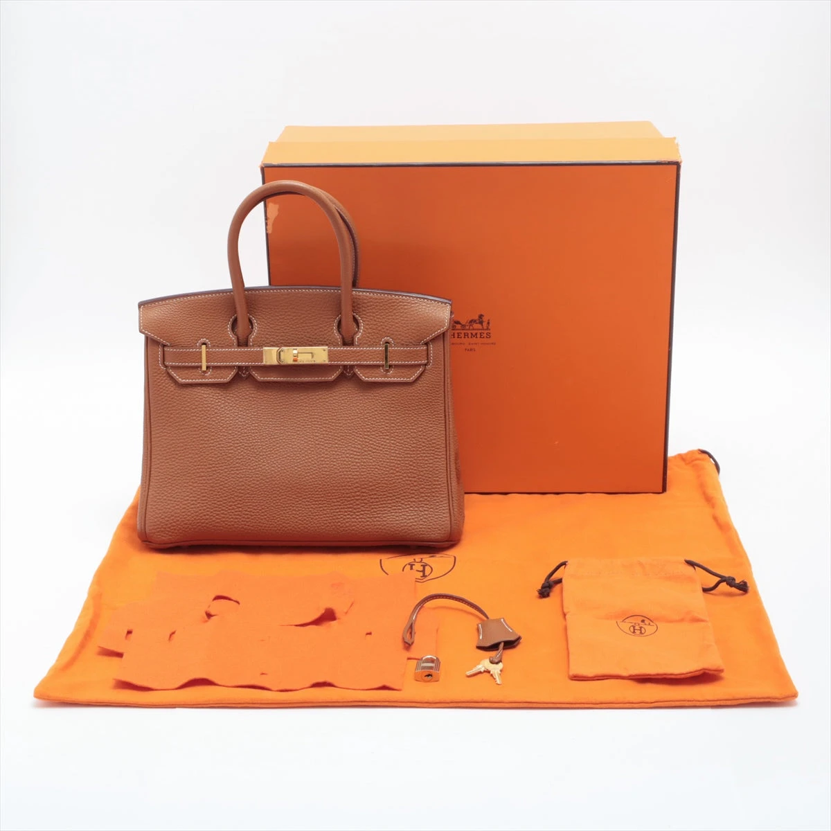 エルメス バーキン30 トゴ ゴールド ゴールド金具 □G:2003年 AP037518 