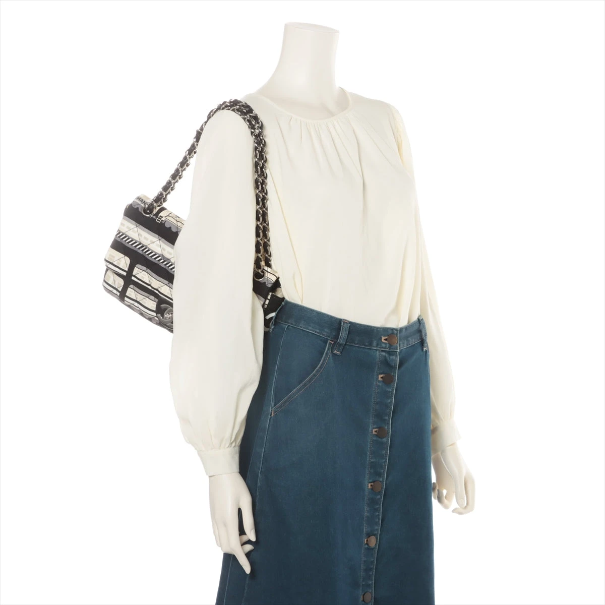 CHANEL シャネル セントラルステーション トートバッグ シールあり11番台