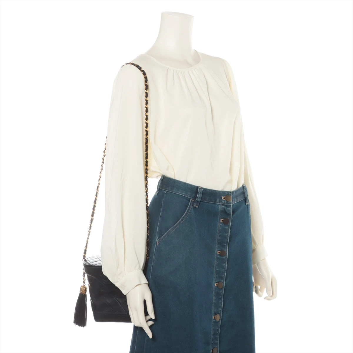 シャネル マトラッセ ラムスキン チェーンショルダーバッグ ココマーク