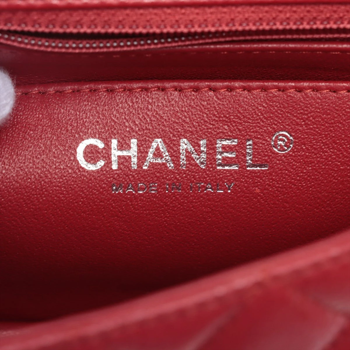 お値下げしました❣️美品⭐️シャネルマトラッセ⭐️赤キャビアスキン シャネル ミニマトラッセ キャビアスキン シングルフラップ シングル