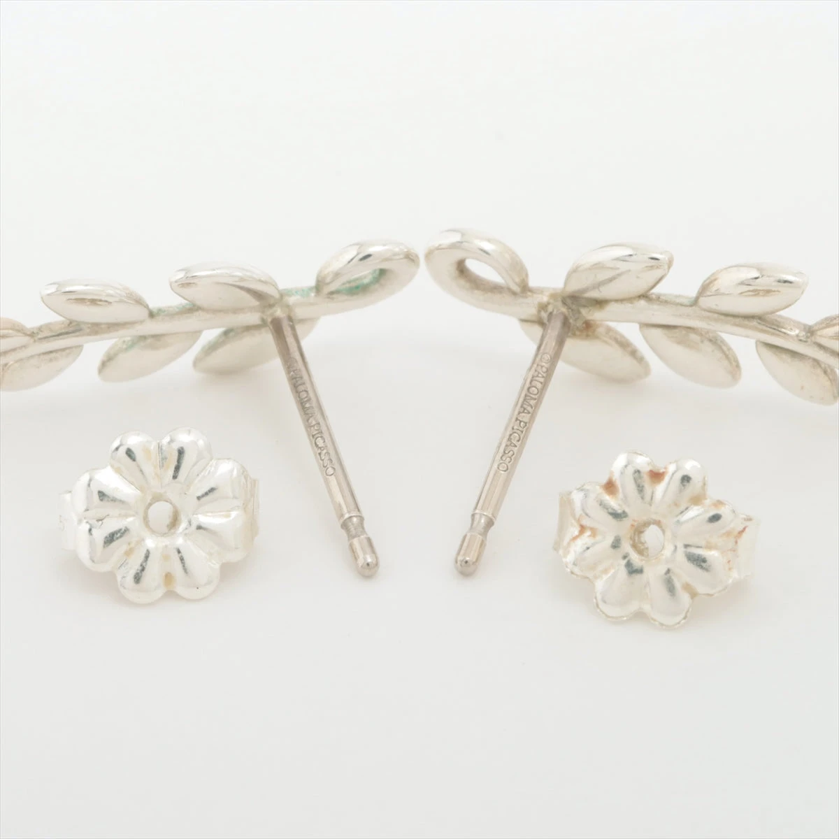 Tiffany & Co. - オールドティファニー リーフ ピアス シルバー