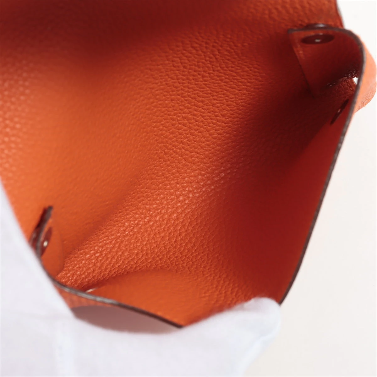 エルメス エテュイ カルトGM トゴ その他 オレンジ シルバー金具