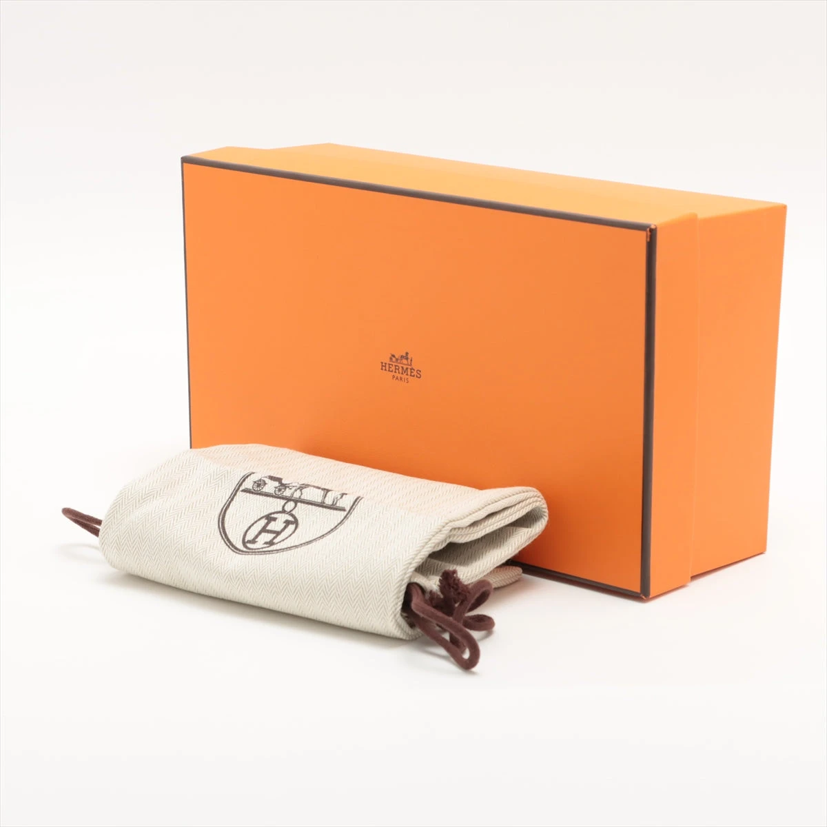 エルメス ラバーサンダル アロハ　37 HERMES エルメス シェーヌダンクル アロハ ラバー フラット