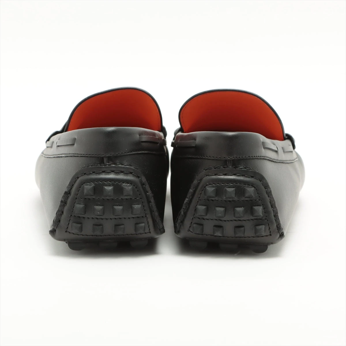 エルメス レザー ドライビングシューズ 43 メンズ ブラック