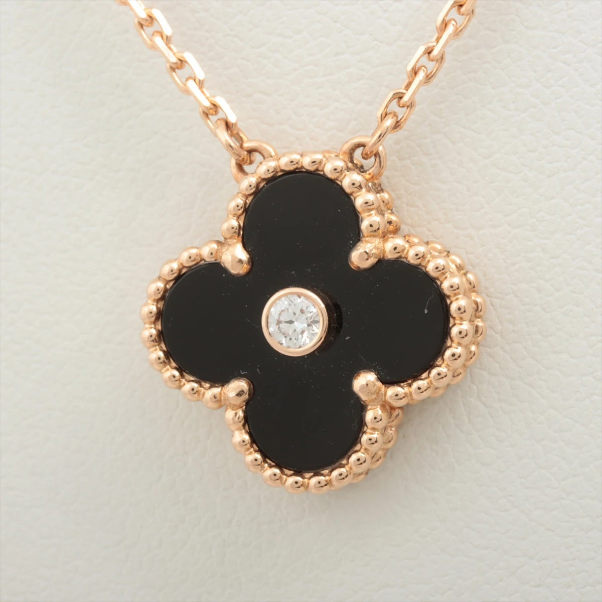 新品同様　ヴァンクリーフ＆アーペル ヴィンテージ　アルハンブラ ネックレス 黒 楽天市場】Van Cleef & Arpels ヴァンクリーフ＆アーペル
