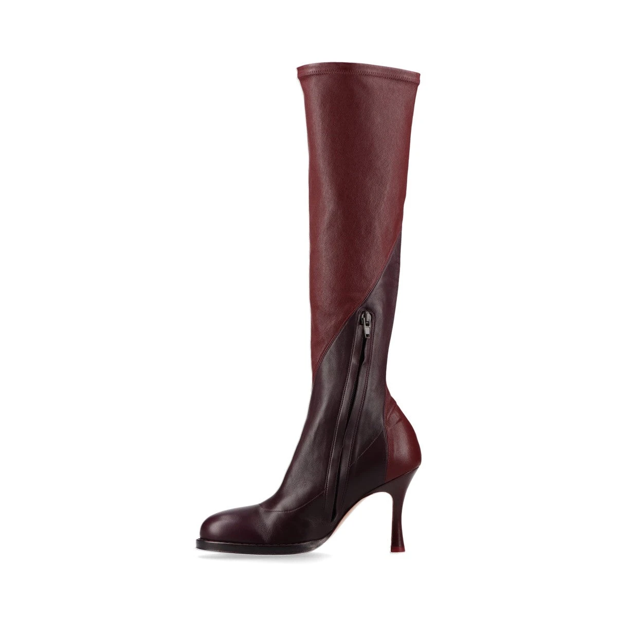 CELINE セリーヌ ロングブーツ スエード レッド 太ヒール 36 23cm CELINE(セリーヌ) ロングブーツ ワインレッド サイズ 37｜【公式