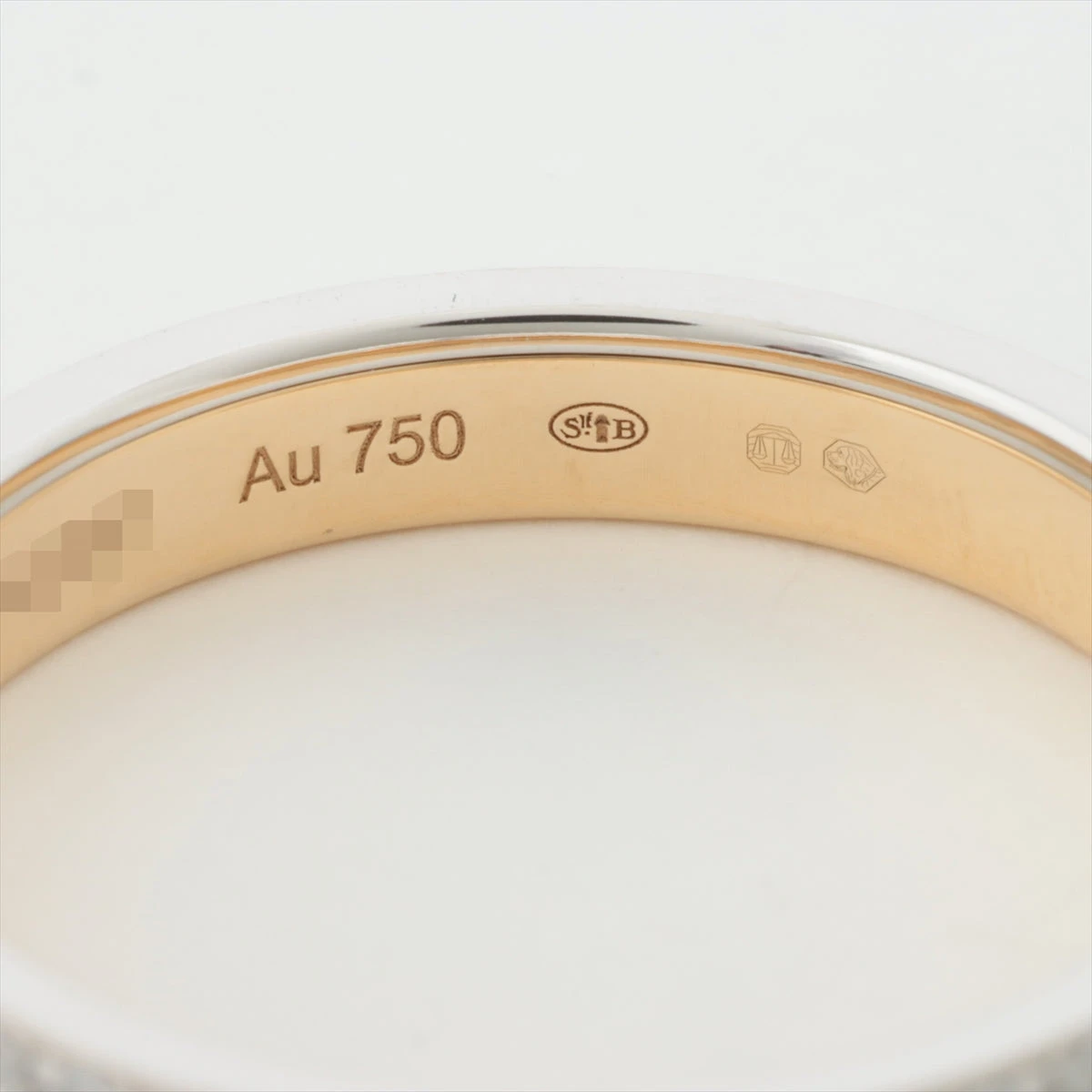 ブシュロン キャトル ラディアント クルドパリ ダイヤ リング 750(YG