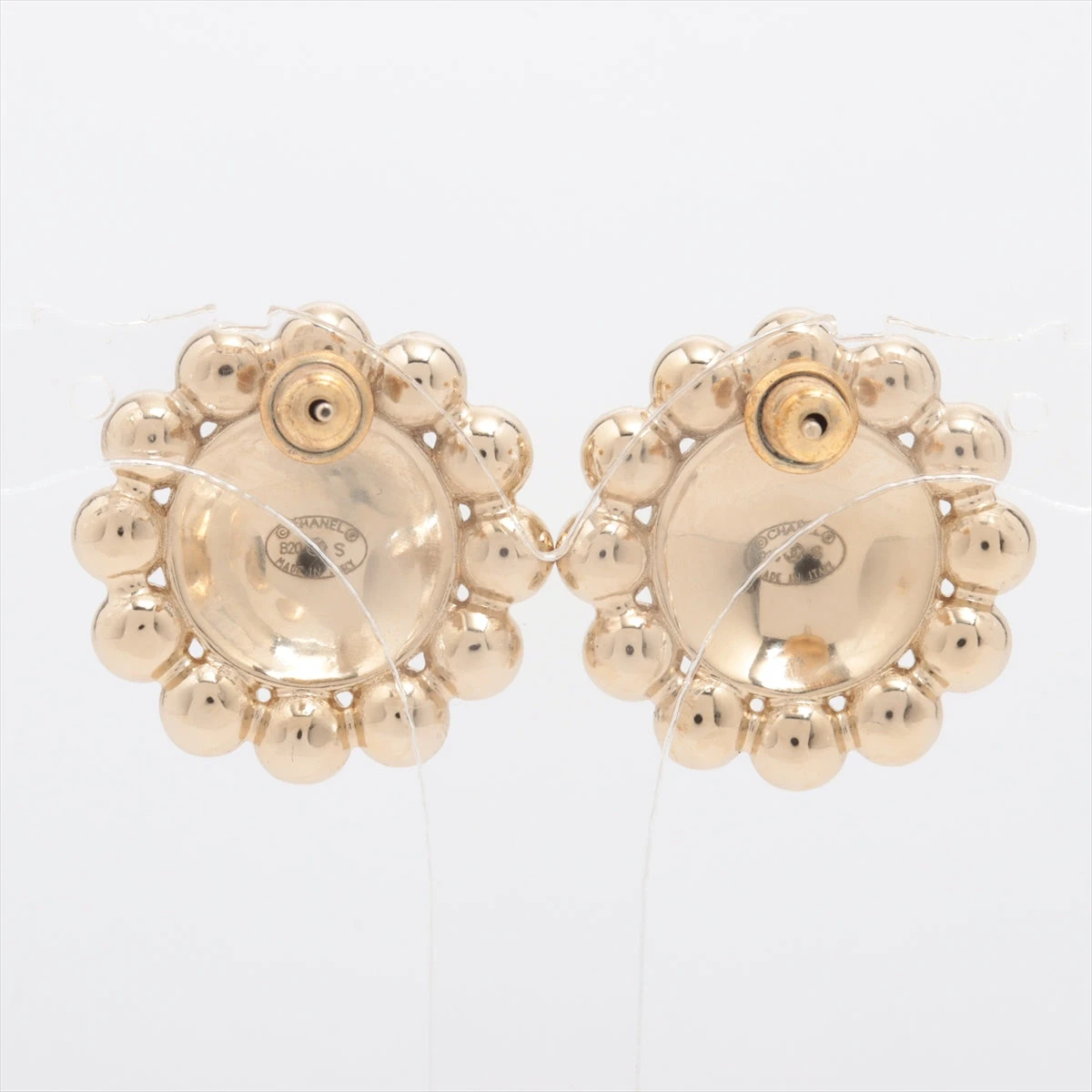 chanel ココマーク ピアス 両耳 フェイクパール ヴィンテージ CHANEL ココマーク フェイクパール ピアス GP
