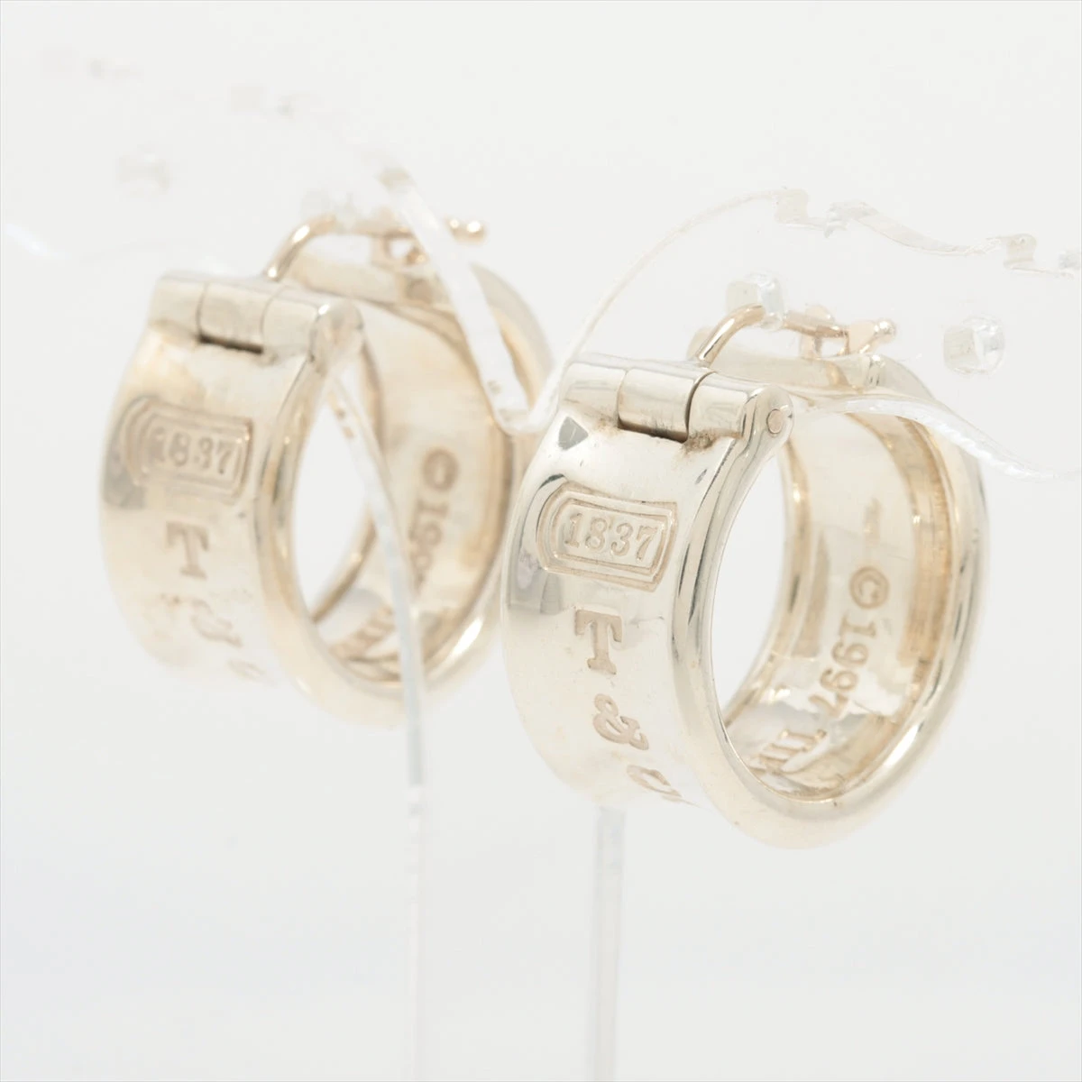 ティファニー 1837 ナロー フープピアス 925 15.0g シルバー