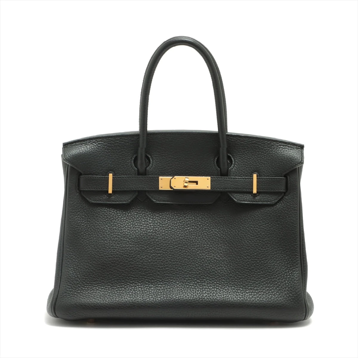 エルメス バーキン30 トリヨンクレマンス ブラック シルバー金具 □O:2011年