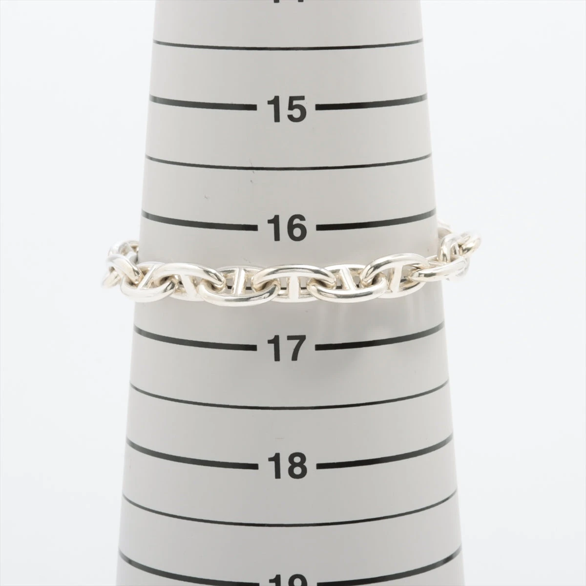 エルメス シェーヌダンクルPM ブレスレット 18コマ 925 37.5g シルバー