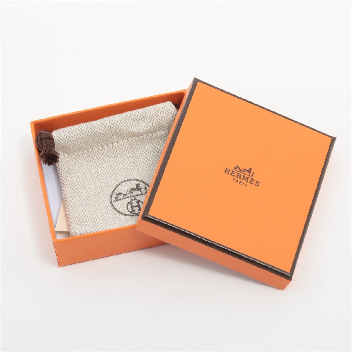 エルメス ミニポップアッシュH ピアス(両耳用) GP シルバー