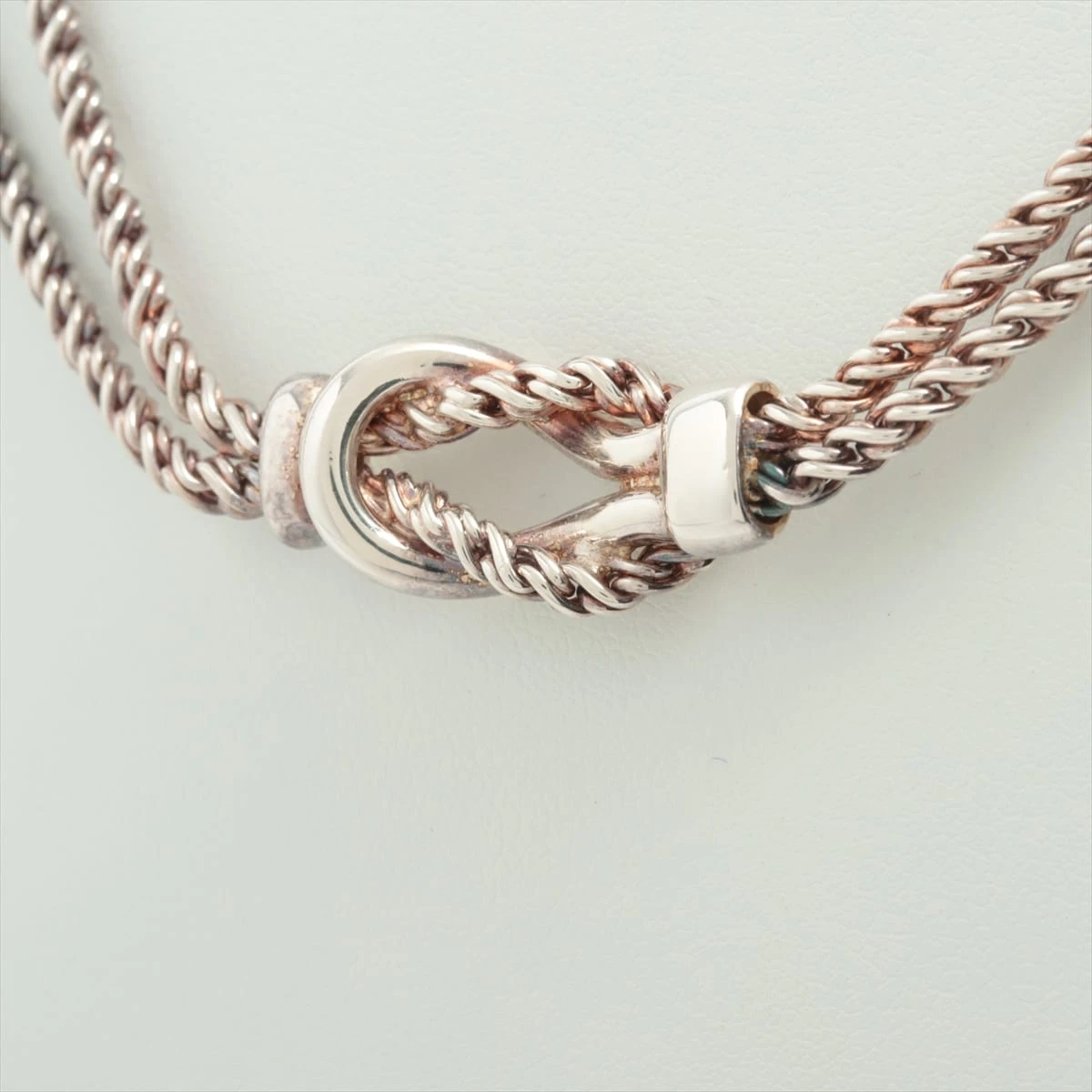 ティファニー ダブルロープ ネックレス 925 32.6g シルバー AP026278