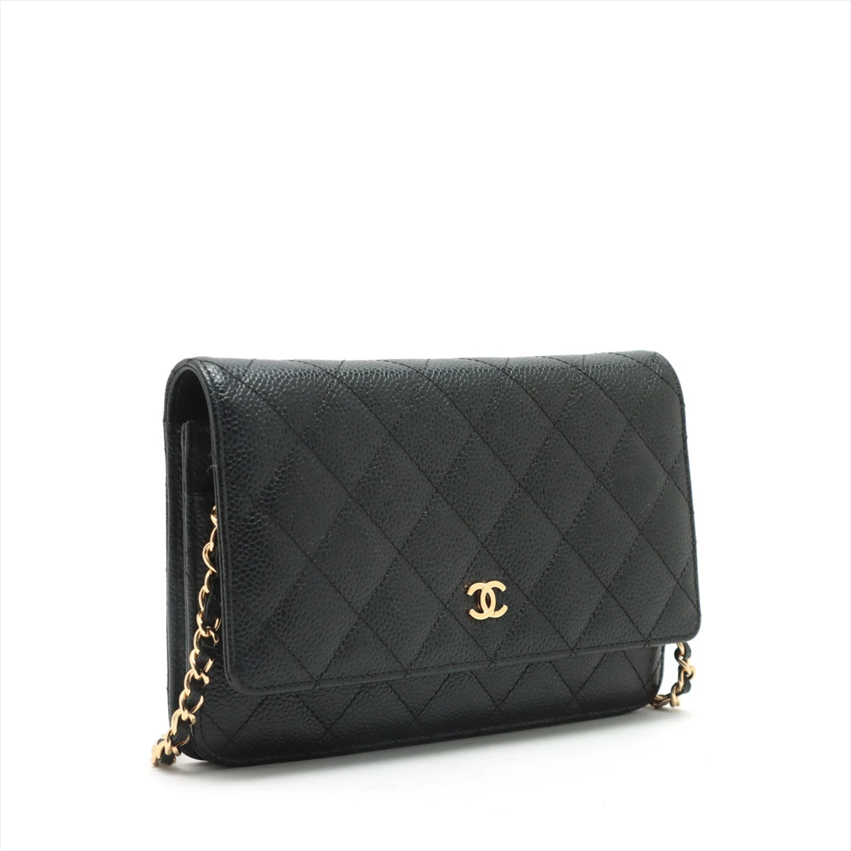 CHANEL シャネル ジッピーウォレット ブラック 3つ折り財布