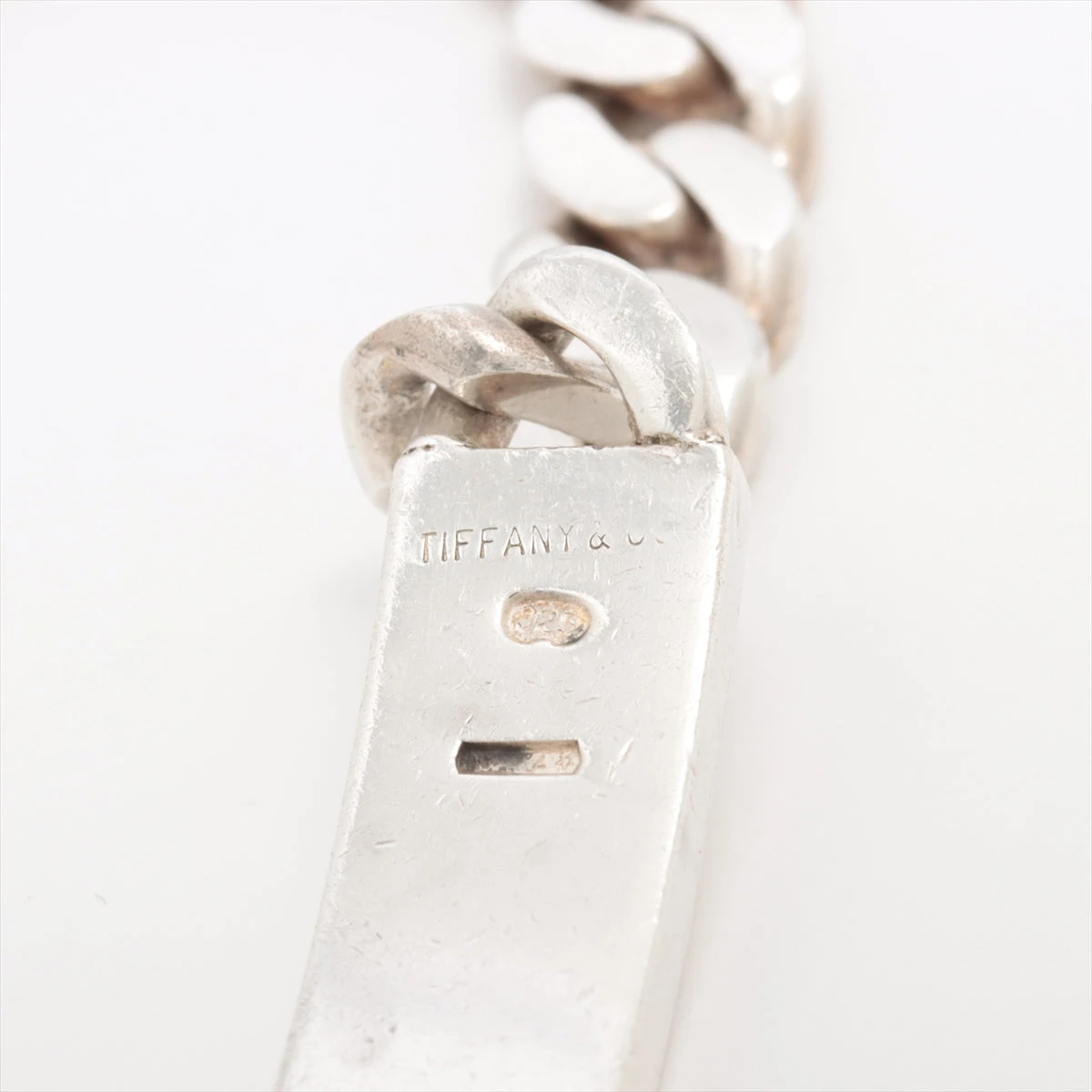 【新品仕上げ】 TIFFANY ティファニー ID ブレスレット 6237 ティファニー ID ブレスレット 925 28.7g シルバー AP035397｜中古