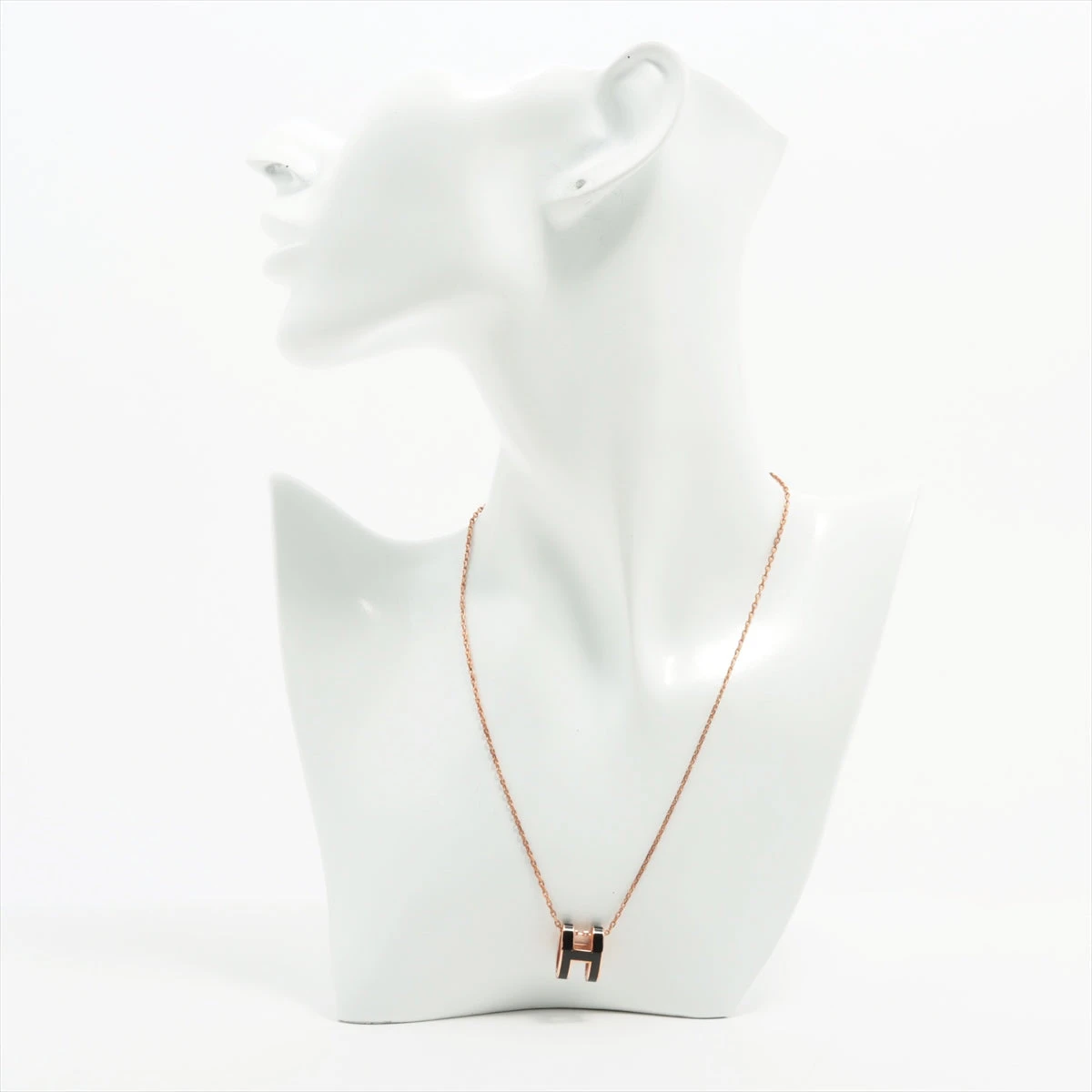 最高品質✨ Hモチーフ ネックレス ピンク 楽天市場】hermes h ネックレスの通販