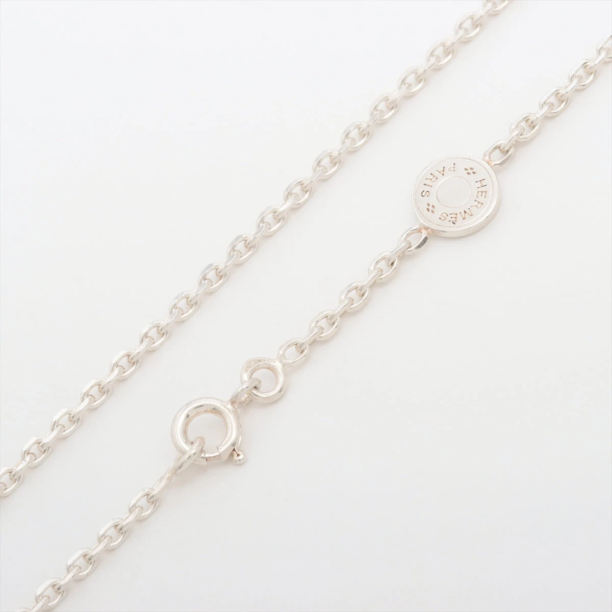 N2531 エルメス SV925 エクリプス エブリン チェーン ネックレス エルメス(HERMES)エルメス エクリプスエブリーン ネックレス