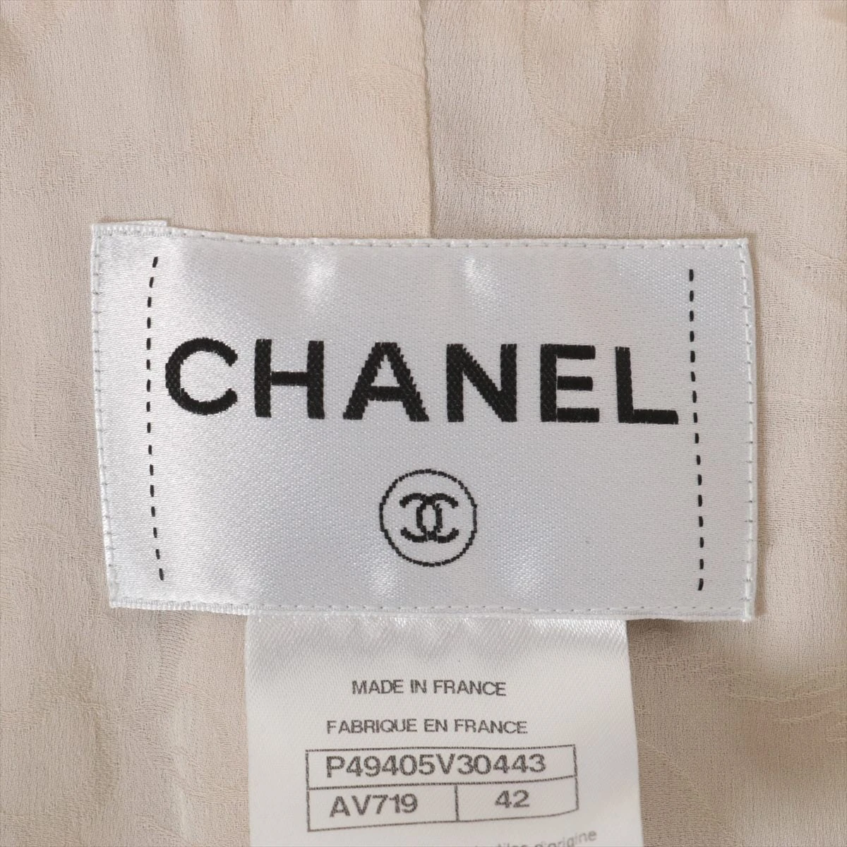 【極美品】シャネル ココボタン ウール アンゴラ 台形 膝丈スカート 44サイズ 22AW☆すぐ届く！ 【CHANEL シャネル】 ミニスカート 関税込