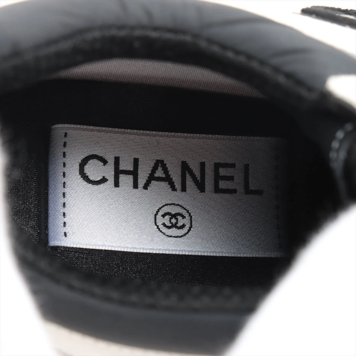 シャネル ココマーク メッシュ×レザー スニーカー 37 レディース