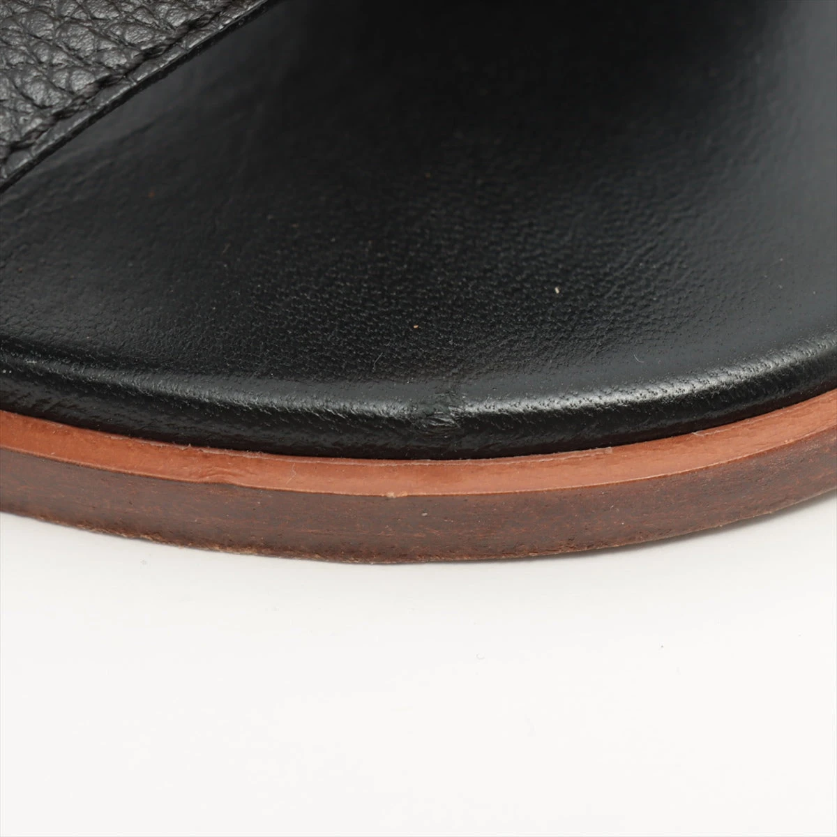 ヴィトン ロックイット 19年 レザー サンダル 37 レディース ブラック