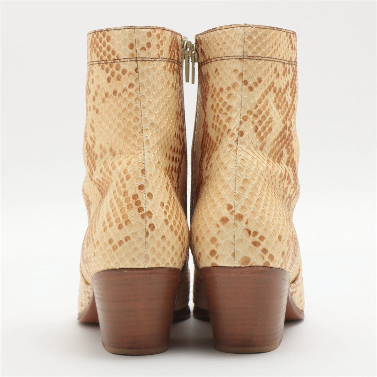 CELINE セリーヌ エディ期 ブーティ ベルリンブーツ パイソン ブラウン CELINE セリーヌ エディ期 ブーティ ベルリンブーツ パイソン