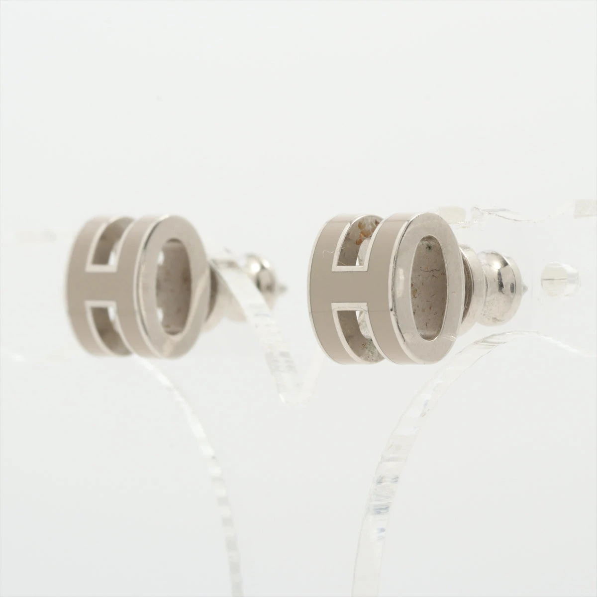 【返品交換不可】 エルメス ミニポップアッシュH ピアス(両耳用) GP シルバー アクセサリー