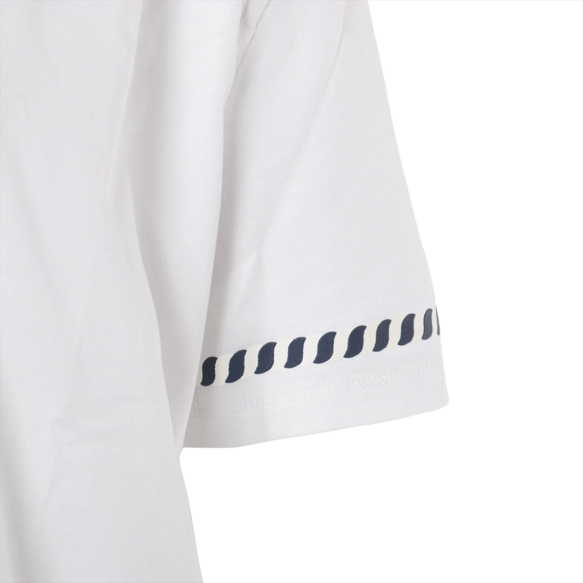 エルメス コットン×ナイロン Tシャツ 34 レディース ホワイト