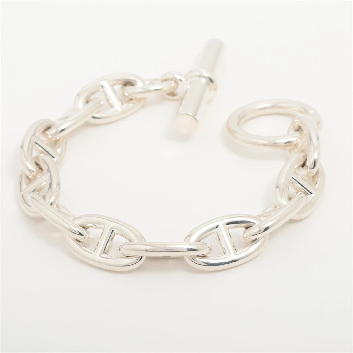 エルメス シェーヌダンクルGM ブレスレット 11コマ 925 64.1g シルバー  