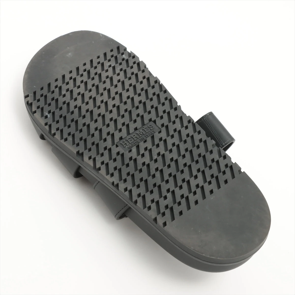 エルメス シプレ レザー サンダル 41 メンズ ブラック 箱 袋あり