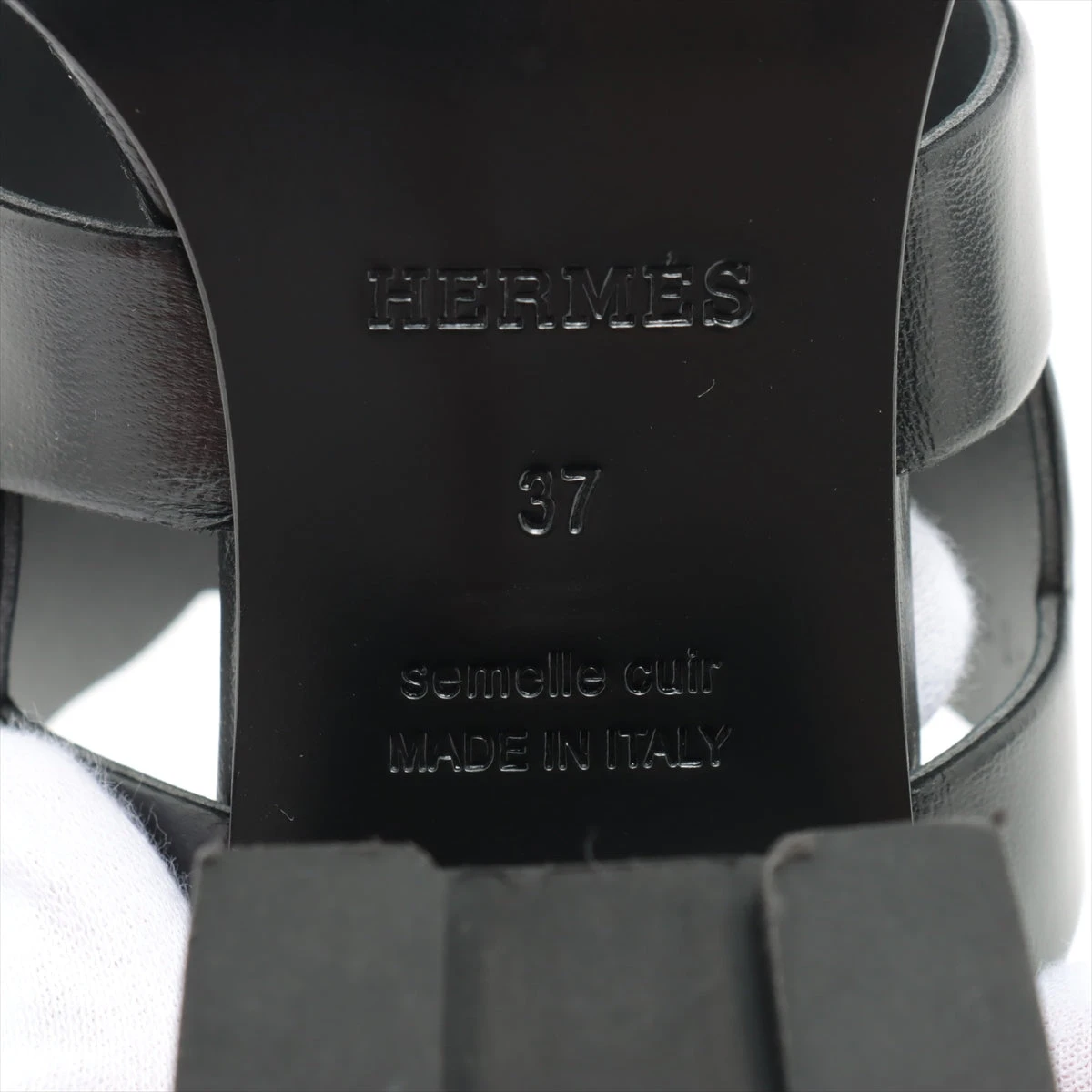 シェーヌダンクル レディース エルメス シェーヌダンクル レザー サンダル 37 レディース