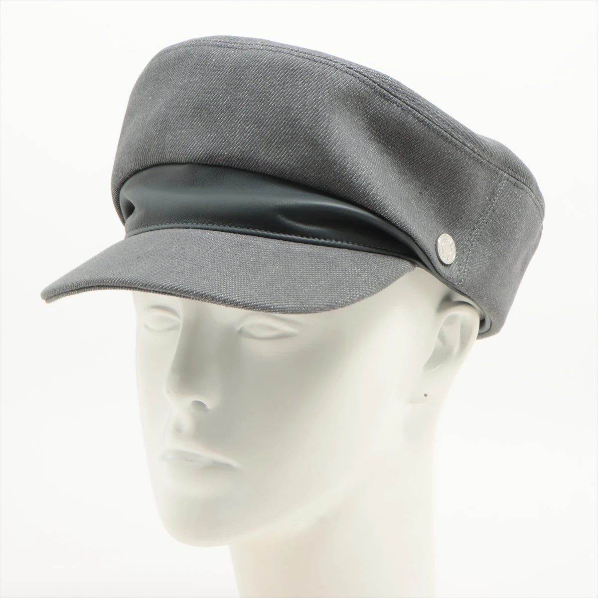 エルメス キャスケット ハット コットン グレー A2122840｜中古