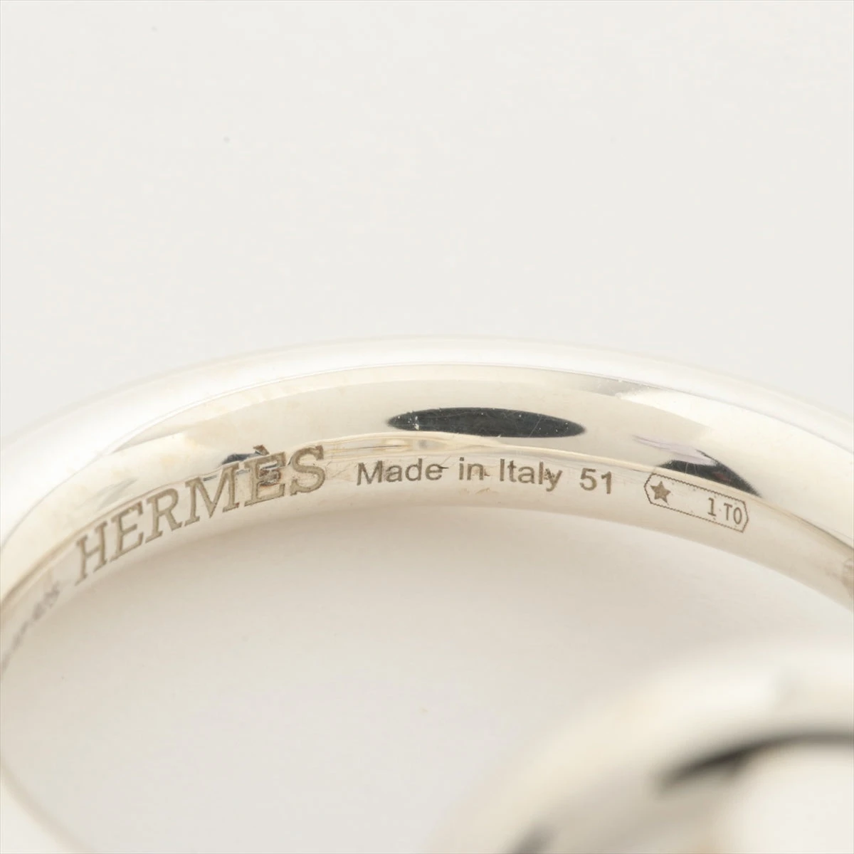エルメス エシャペ リング 51 925 9.8g シルバー A2119845｜中古