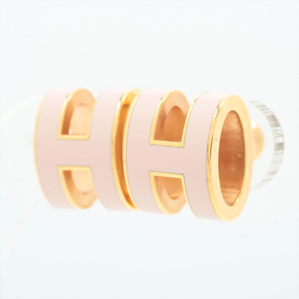 エルメス ポップアッシュH ピアス(両耳用) GP ピンク A2117926｜中古