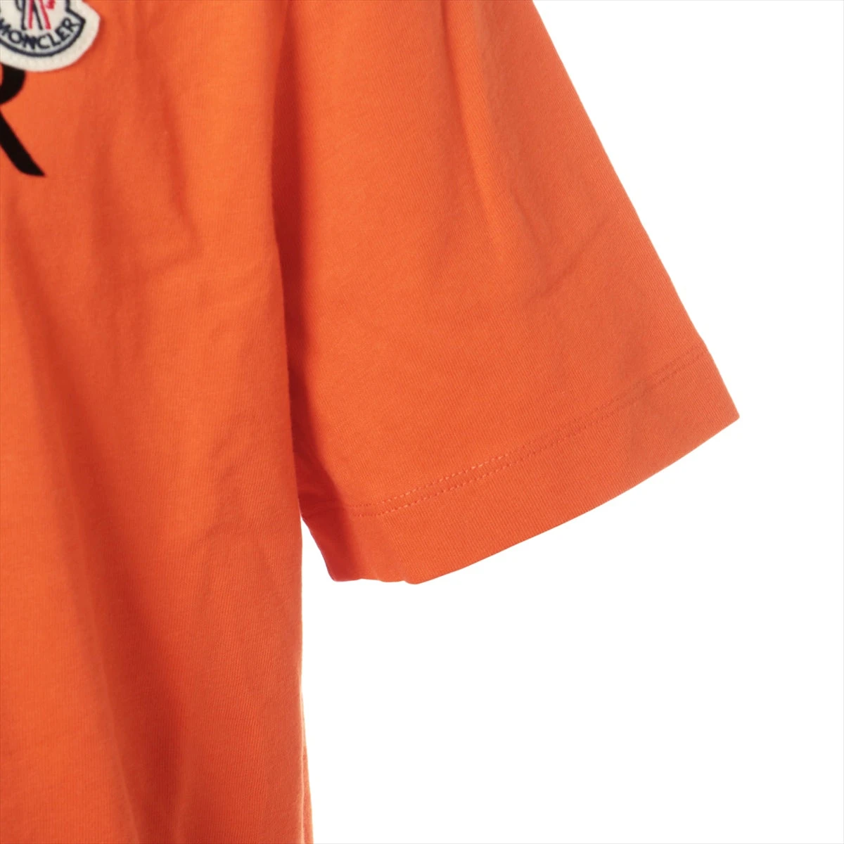 モンクレール 22年 コットン Tシャツ L メンズ オレンジ A2116944 