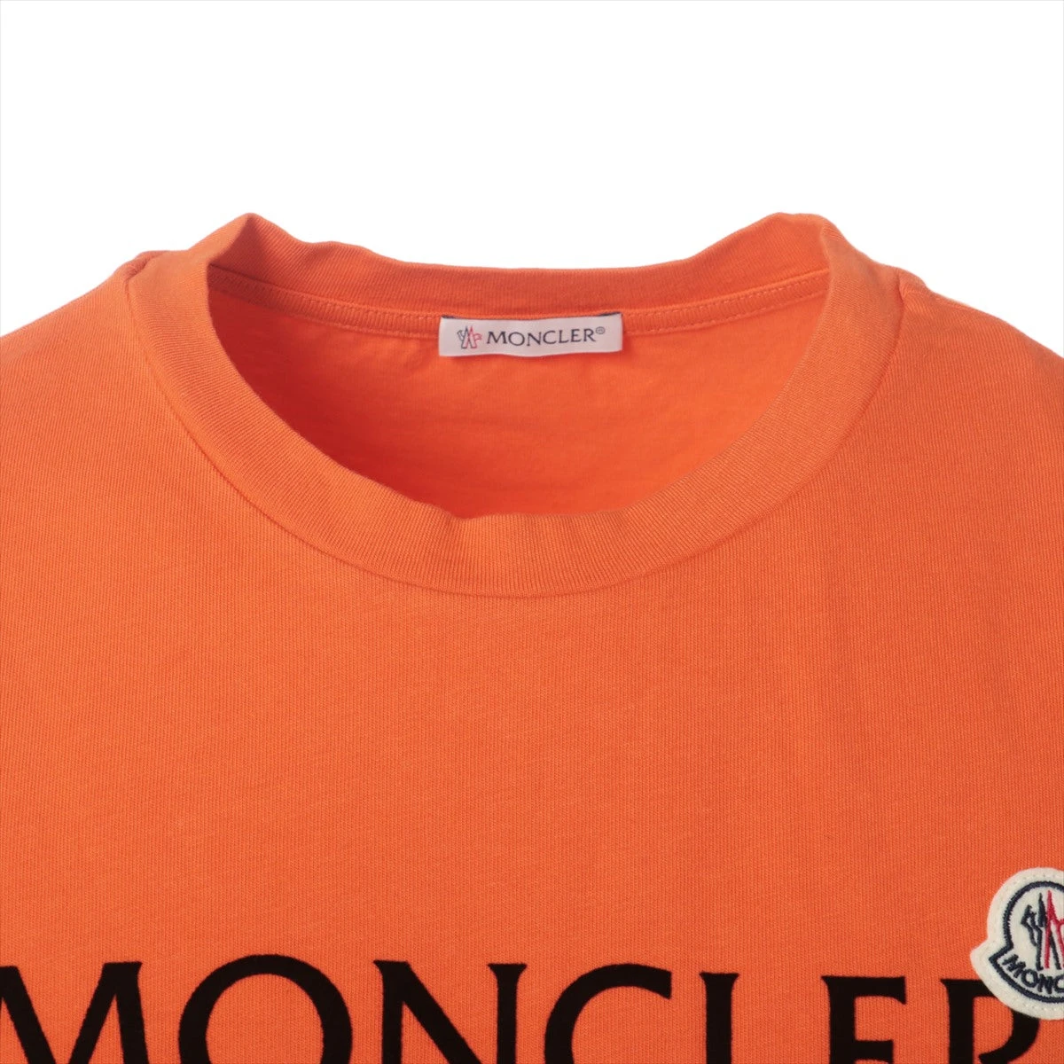 美品 MONCLER Tシャツ オレンジ 正規品 美品 MONCLER Tシャツ オレンジ 正規品 オレンジ Tシャツ : T